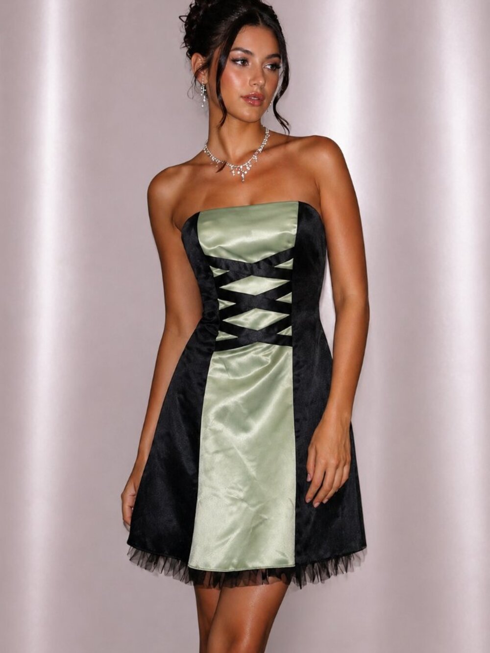 JESSICA MCCLINTOCK for GUNNE SAX  90s/Y2K Cocktail Prom Formal Dress, Size 3/4